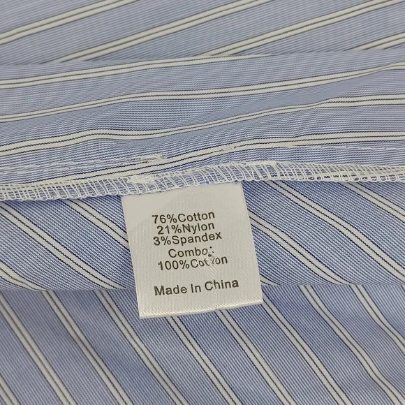 Tuckernuck Tate Stripe Mini Dress Size L Preppy Quiet Luxury Ruffle Cotton Blend - Picture 11 of 12